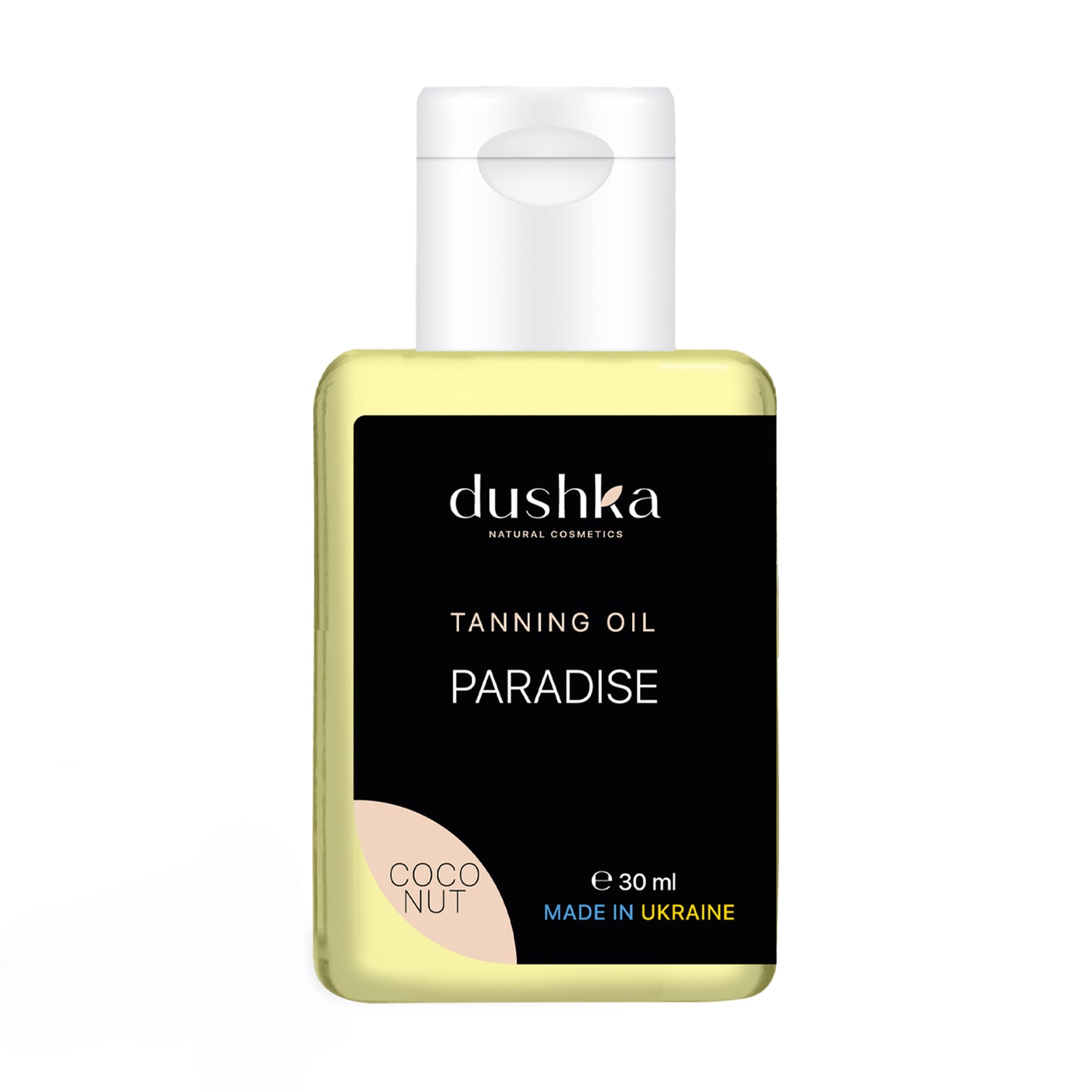Олія для засмаги Dushka Paradise Coconut, 30 мл